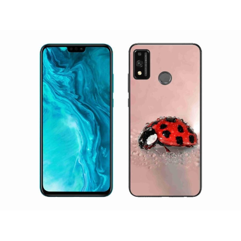 Gélový kryt mmCase na mobil Honor 9X Lite - lienka