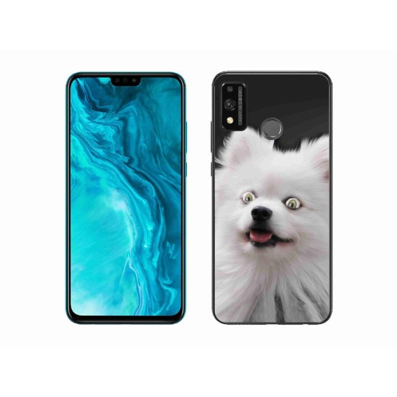 Gélový kryt mmCase na mobil Honor 9X Lite - biely špic