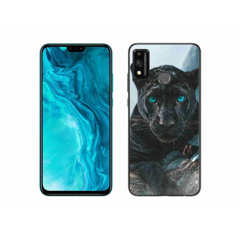 Gélový kryt mmCase na mobil Honor 9X Lite - čierny panter