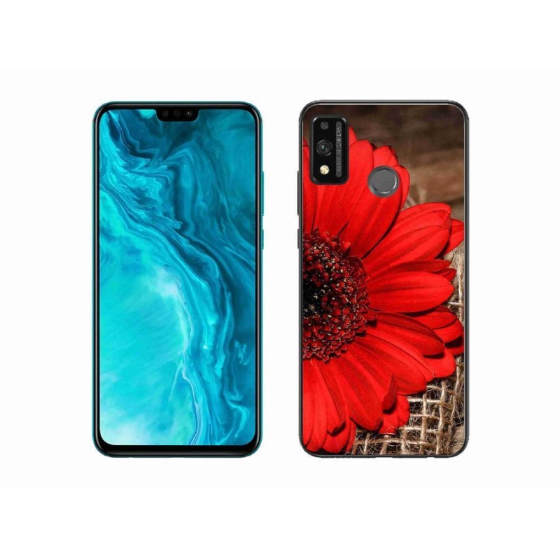 Gélový kryt mmCase na mobil Honor 9X Lite - gerbera