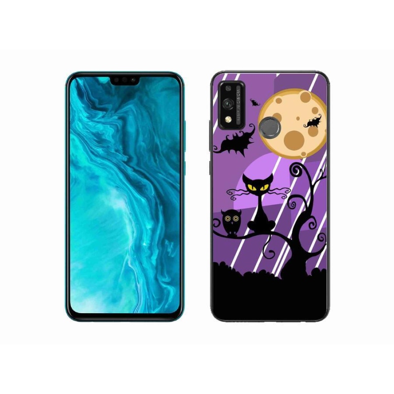 Gélový kryt mmCase na mobil Honor 9X Lite - halloween