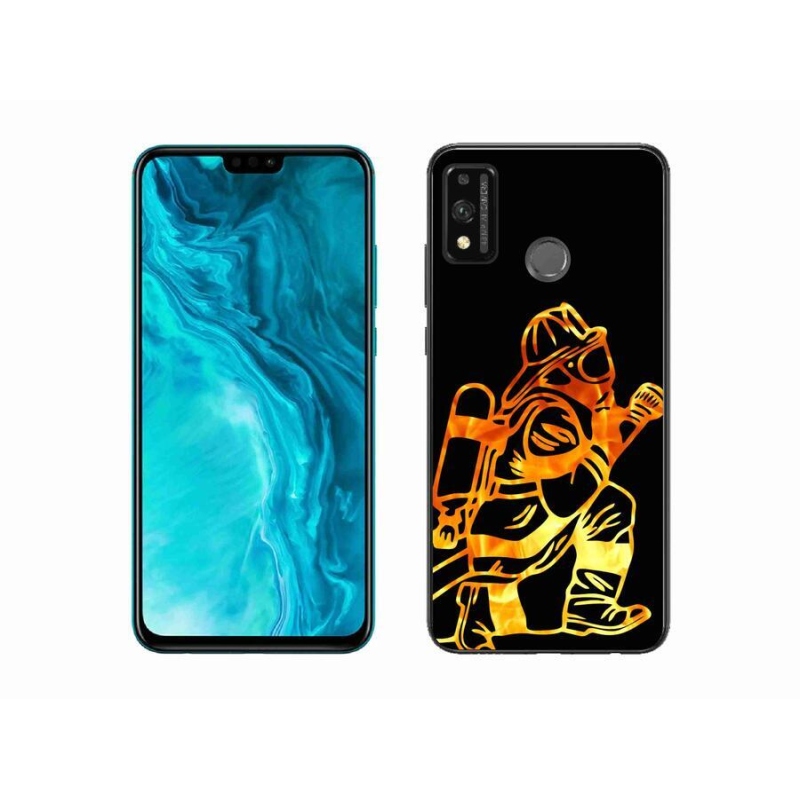 Gélový kryt mmCase na mobil Honor 9X Lite - hasič 1