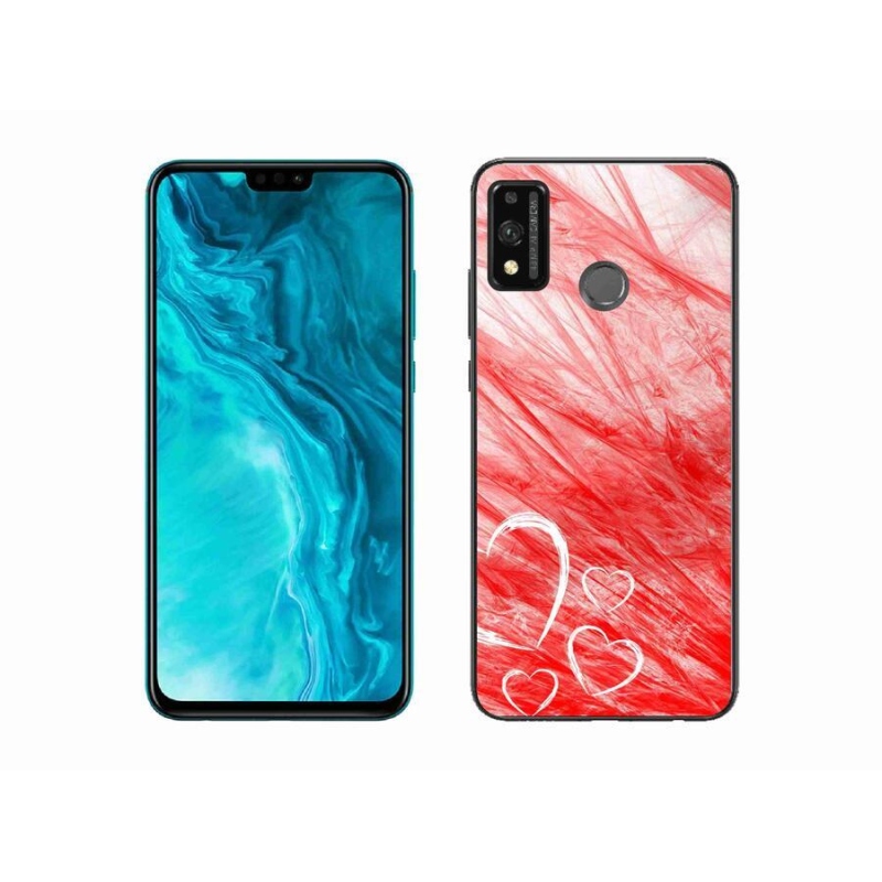 Gélový kryt mmCase na mobil Honor 9X Lite - heart