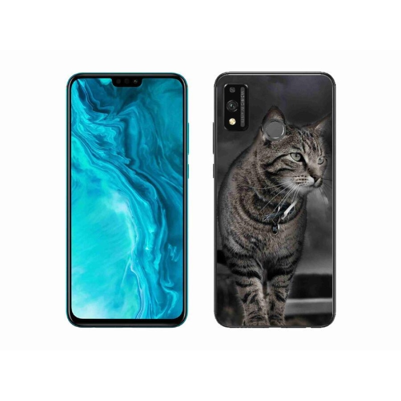 Gélový kryt mmCase na mobil Honor 9X Lite - mačka