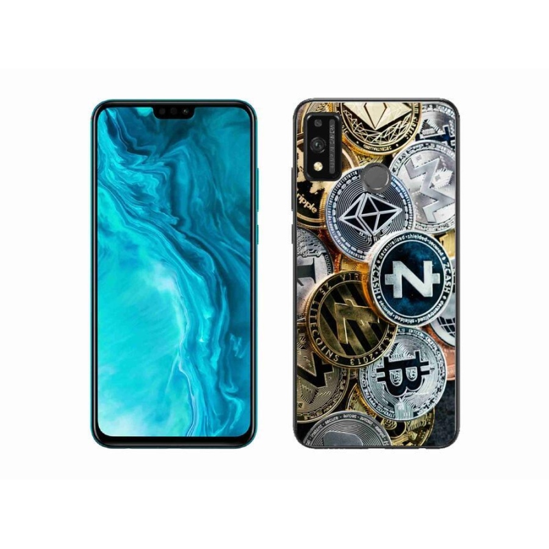 Gélový kryt mmCase na mobil Honor 9X Lite - kryptomena