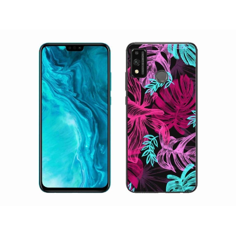 Gélový kryt mmCase na mobil Honor 9X Lite - kvety 1