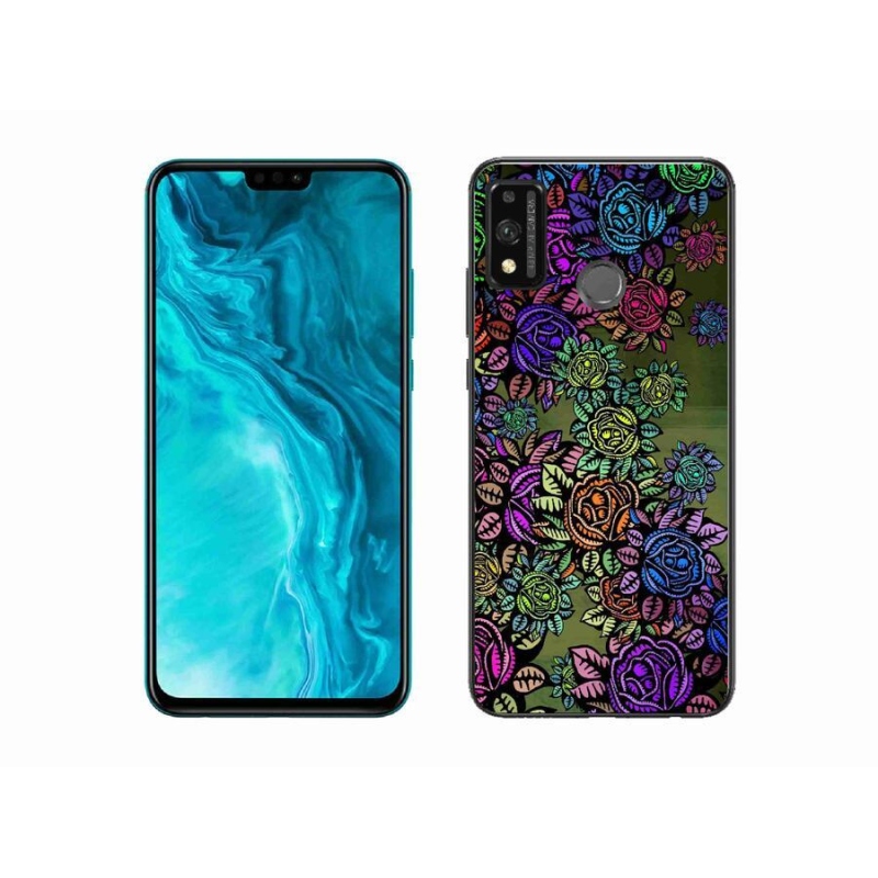 Gélový kryt mmCase na mobil Honor 9X Lite - kvety 6