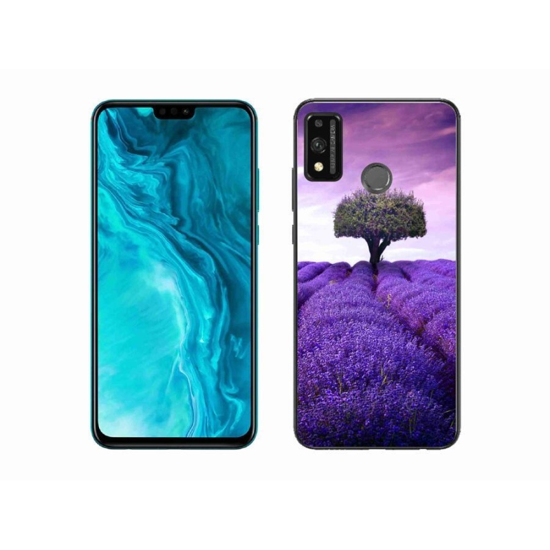 Gélový kryt mmCase na mobil Honor 9X Lite - levanduľová lúka