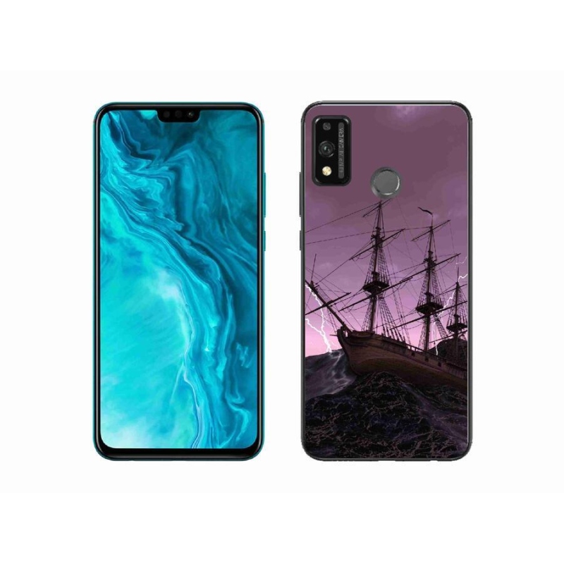 Gélový kryt mmCase na mobil Honor 9X Lite - loď v búrke