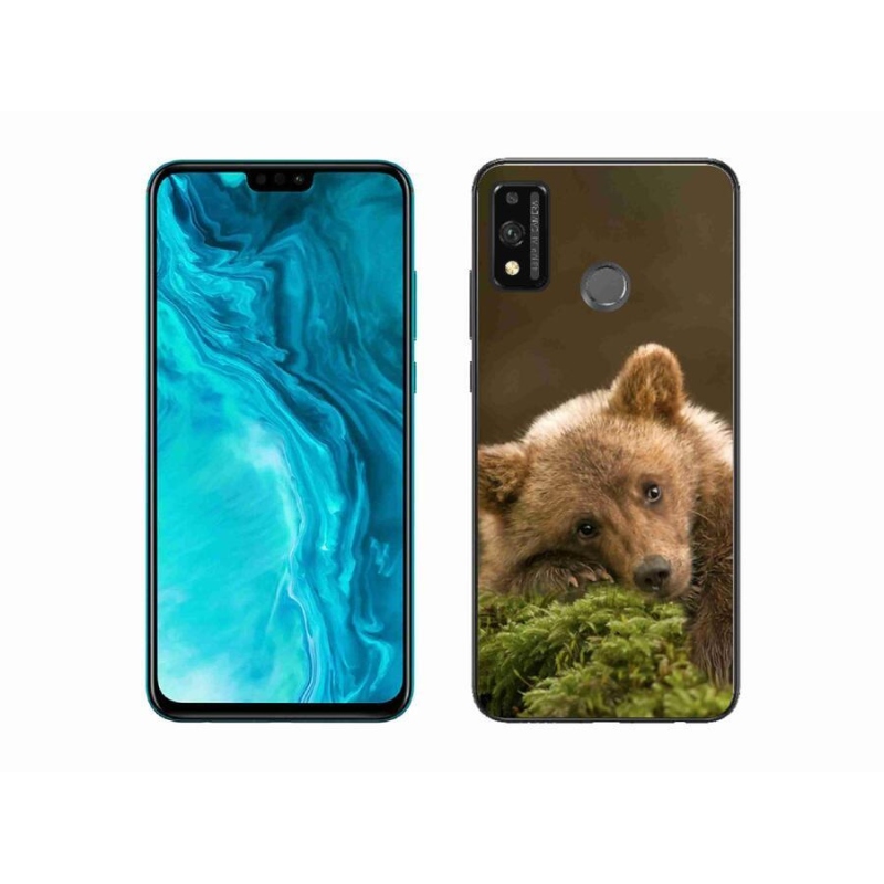 Gélový kryt mmCase na mobil Honor 9X Lite - medveď