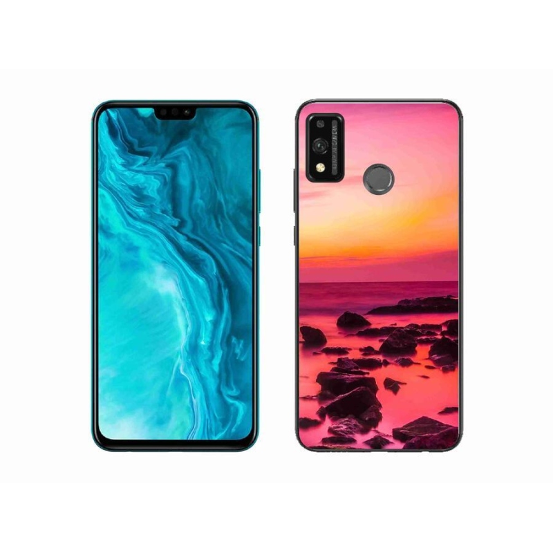 Gélový kryt mmCase na mobil Honor 9X Lite - more a žiara