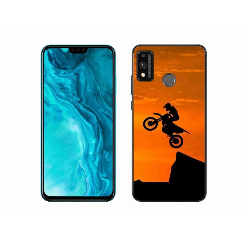 Gélový kryt mmCase na mobil Honor 9X Lite - motocross