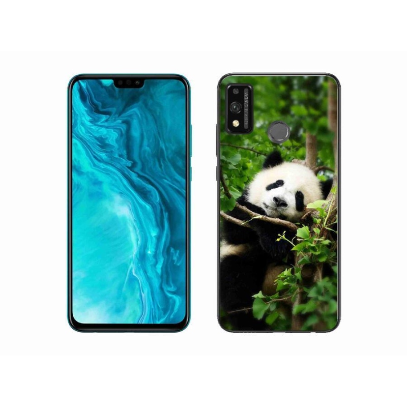 Gélový kryt mmCase na mobil Honor 9X Lite - panda