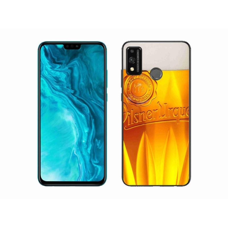 Gélový kryt mmCase na mobil Honor 9X Lite - pivo