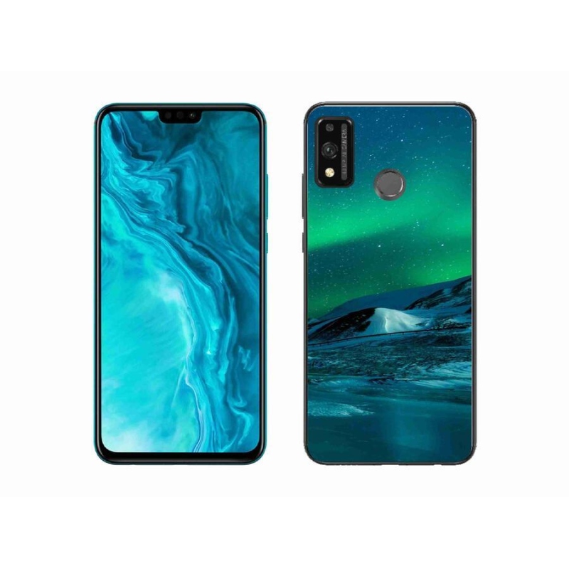 Gélový kryt mmCase na mobil Honor 9X Lite - polárna žiara