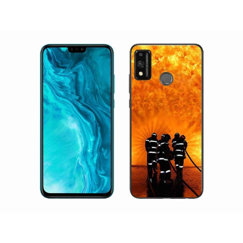 Gélový kryt mmCase na mobil Honor 9X Lite - požiar