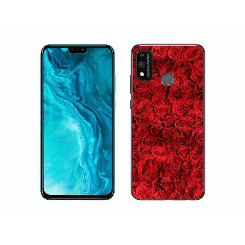 Gélový kryt mmCase na mobil Honor 9X Lite - ruža