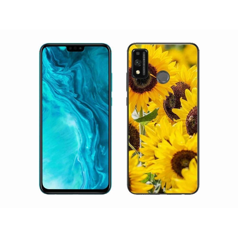 Gélový kryt mmCase na mobil Honor 9X Lite - slnečnica