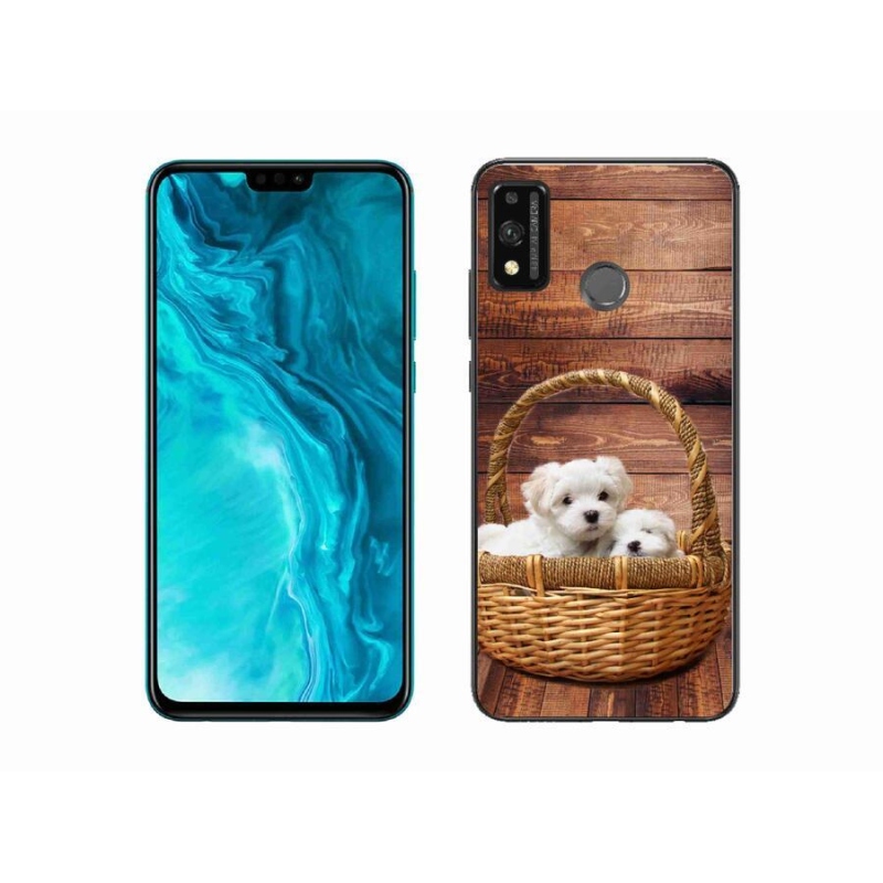 Gélový kryt mmCase na mobil Honor 9X Lite - šteniatka