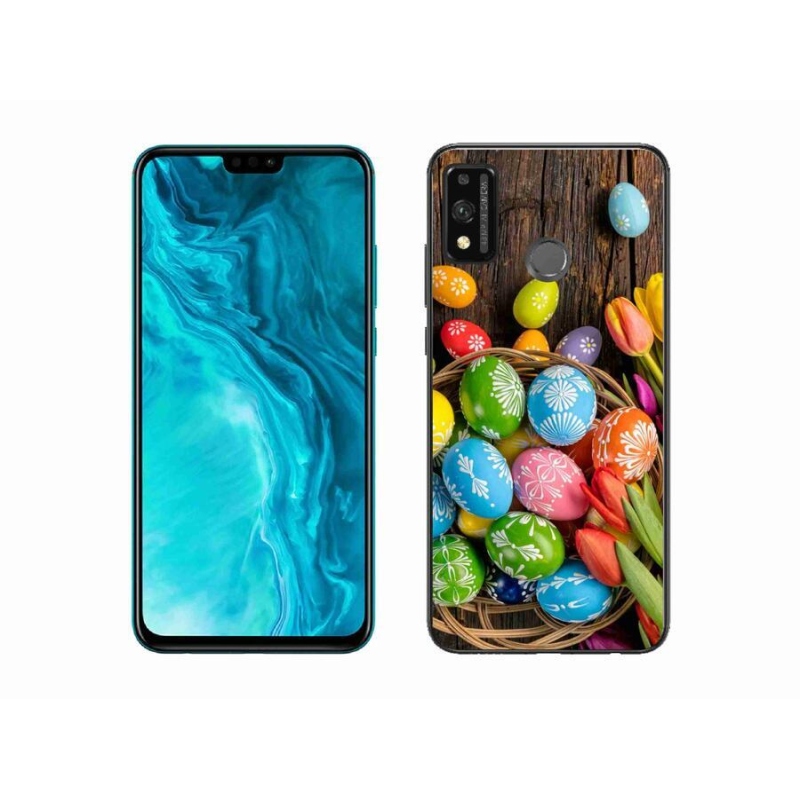 Gélový kryt mmCase na mobil Honor 9X Lite - veľkonočné vajíčka