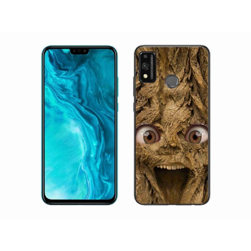 Gélový kryt mmCase na mobil Honor 9X Lite - veselý strom s očami