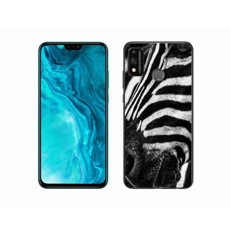 Gélový kryt mmCase na mobil Honor 9X Lite - zebra