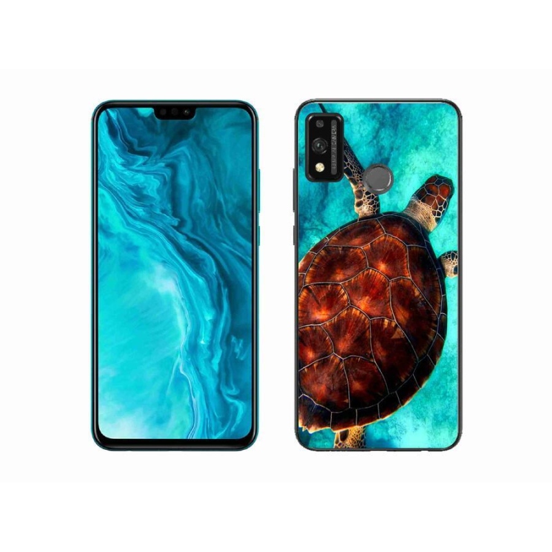 Gélový kryt mmCase na mobil Honor 9X Lite - korytnačka