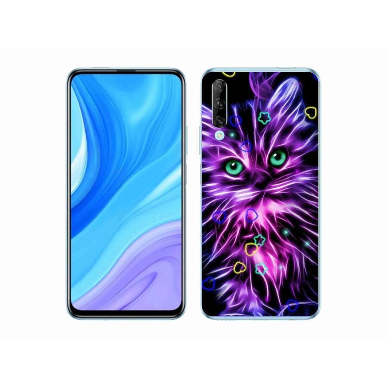 Gélový kryt mmCase na mobil Honor 9X Pro - abstraktná mačka