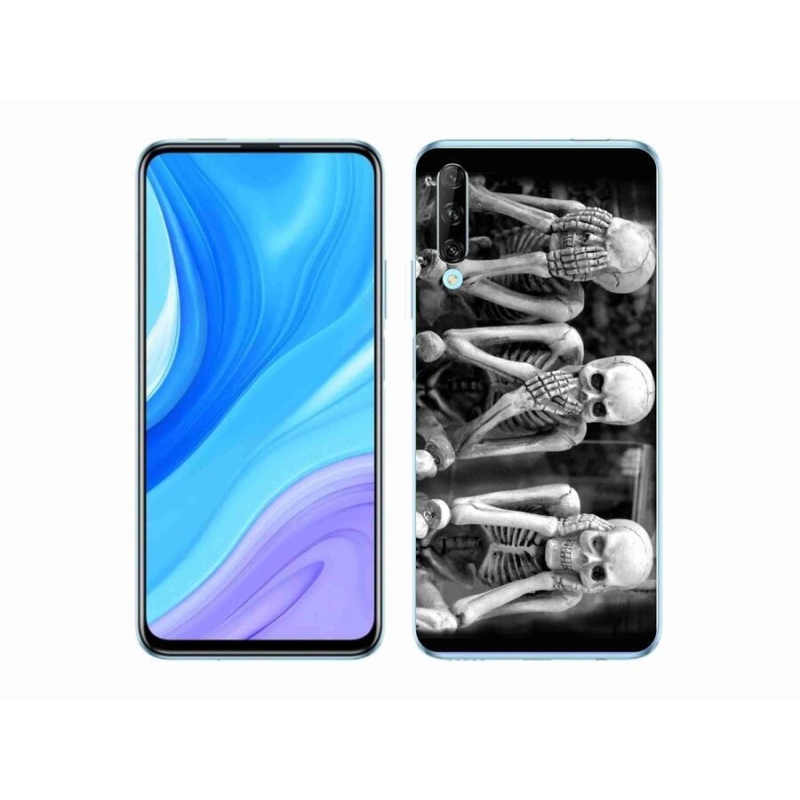 Gélový kryt mmCase na mobil Honor 9X Pro - kostlivci