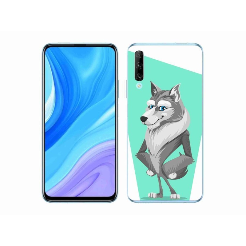 Gélový kryt mmCase na mobil Honor 9X Pro - kreslený vlk