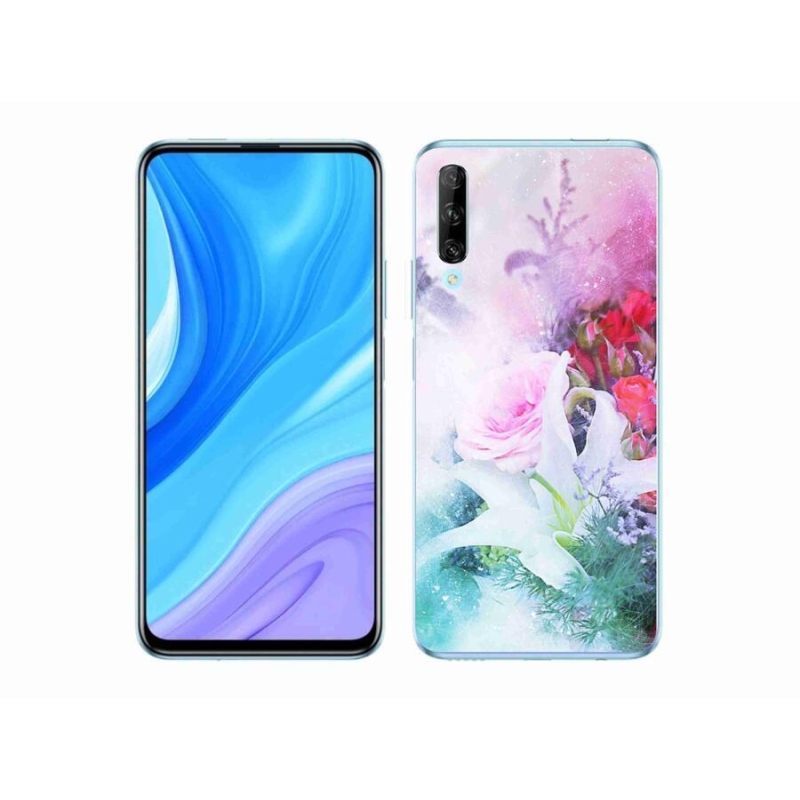 Gélový kryt mmCase na mobil Honor 9X Pro - kvety 4