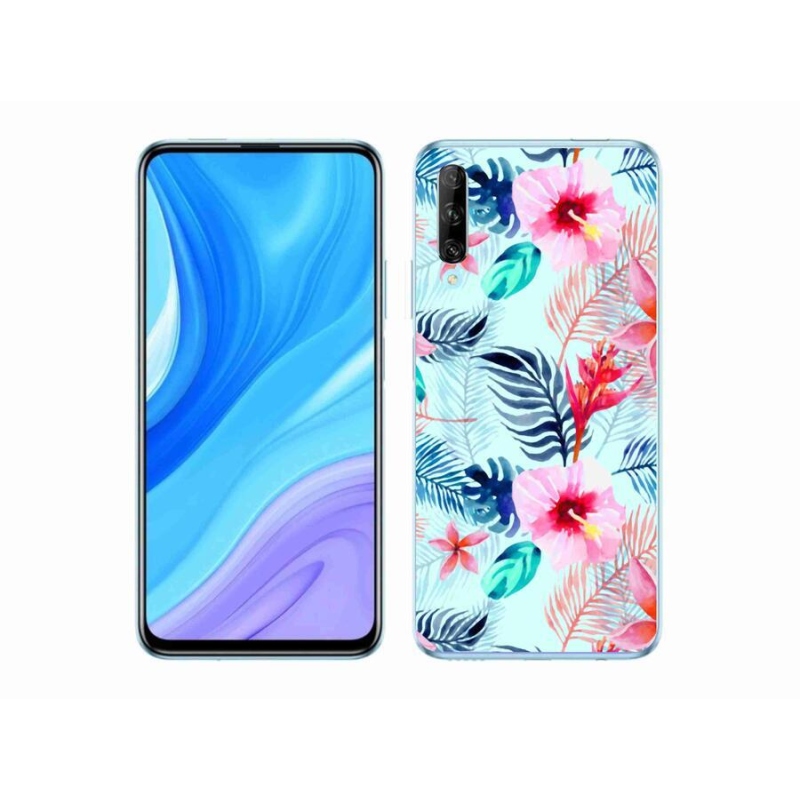 Gélový kryt mmCase na mobil Honor 9X Pro - kvety