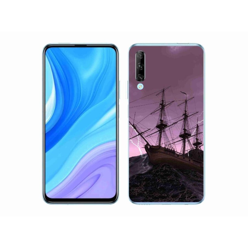 Gélový kryt mmCase na mobil Honor 9X Pro - loď v búrke