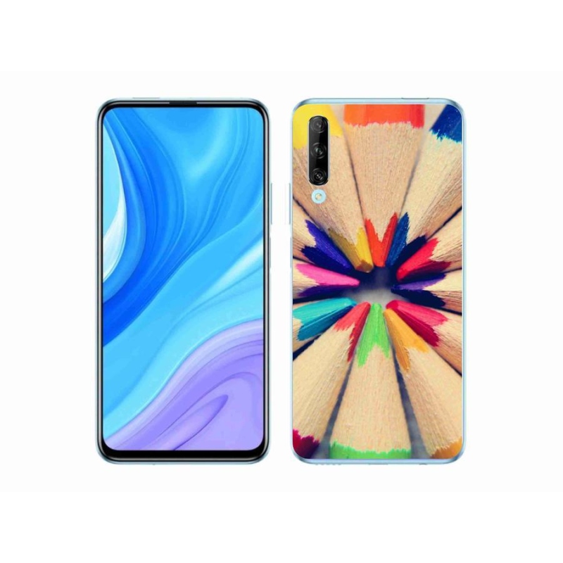 Gélový kryt mmCase na mobil Honor 9X Pro - pastelky