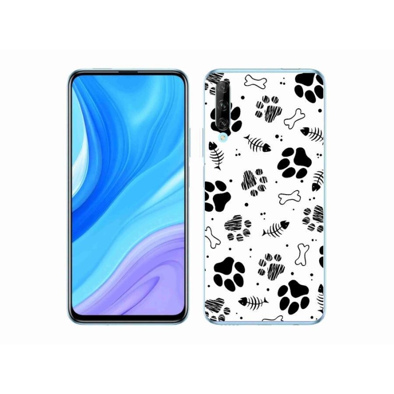 Gélový kryt mmCase na mobil Honor 9X Pro - psie labky 1