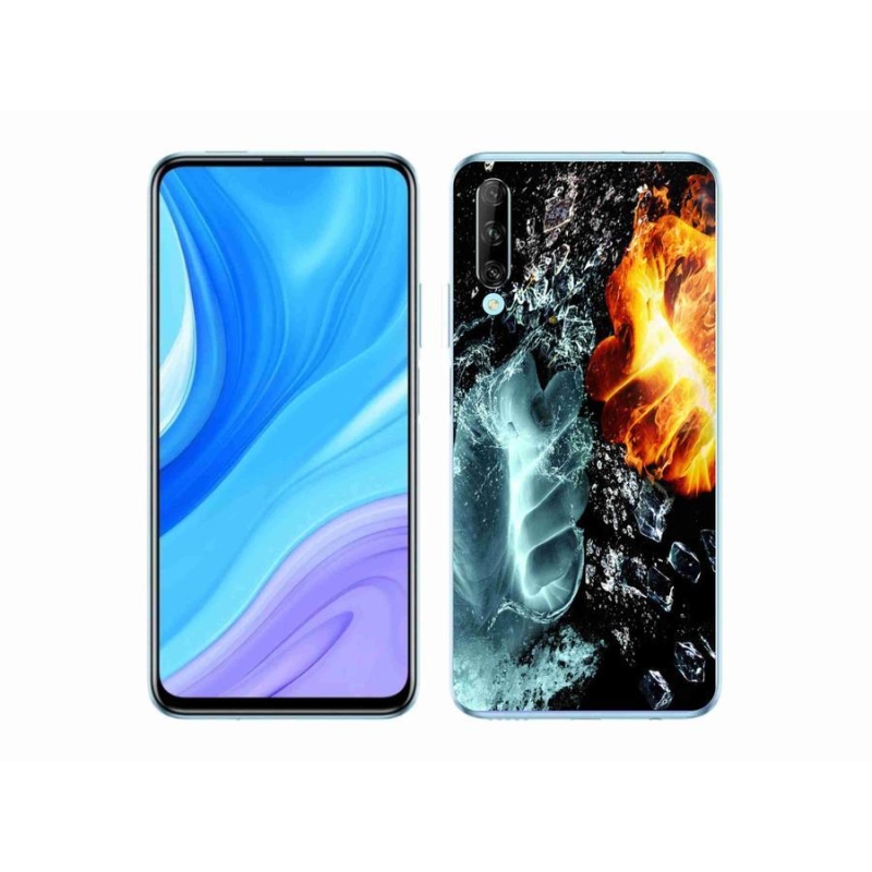 Gélový kryt mmCase na mobil Honor 9X Pro - voda a oheň