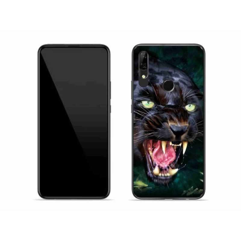 Gélový kryt mmCase na mobil Honor 9X - rozzúrený čierny panter