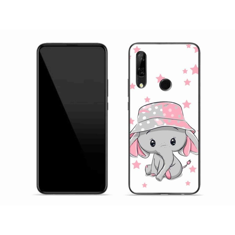 Gélový kryt mmCase na mobil Honor 9X - ružový slon