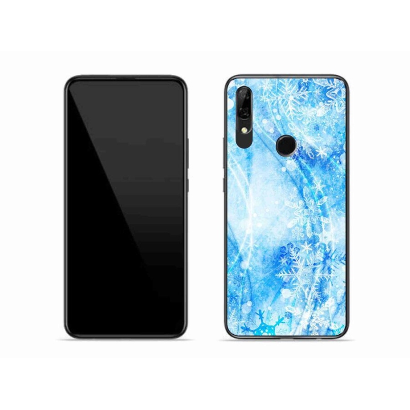 Gélový kryt mmCase na mobil Honor 9X - snehové vločky