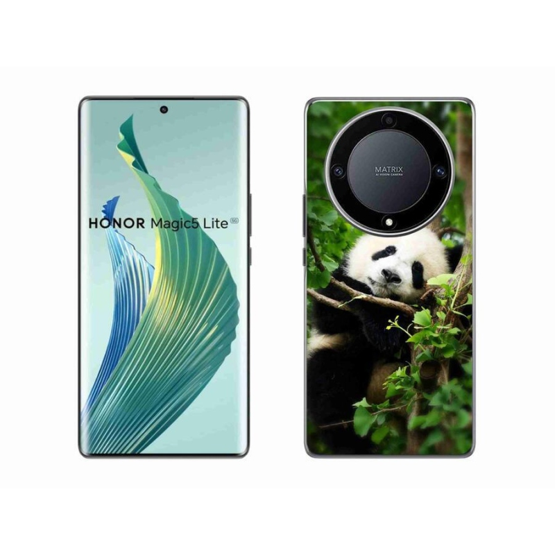 Gélový kryt mmCase na mobil Honor Magic 5 Lite 5G - panda