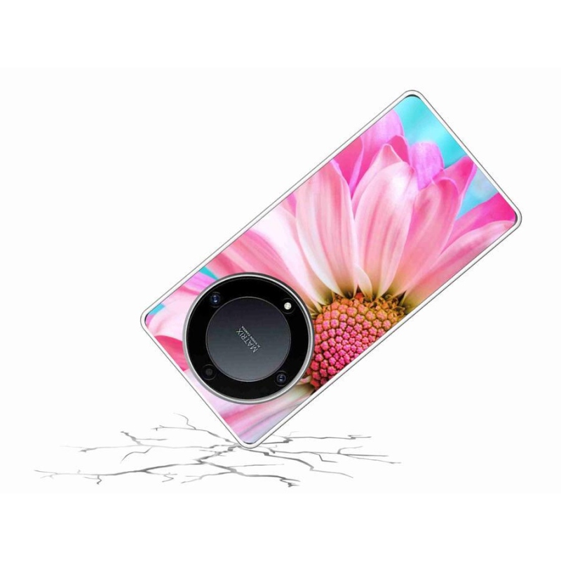 Gélový kryt mmCase na mobil Honor Magic 5 Lite 5G - ružová kvetina