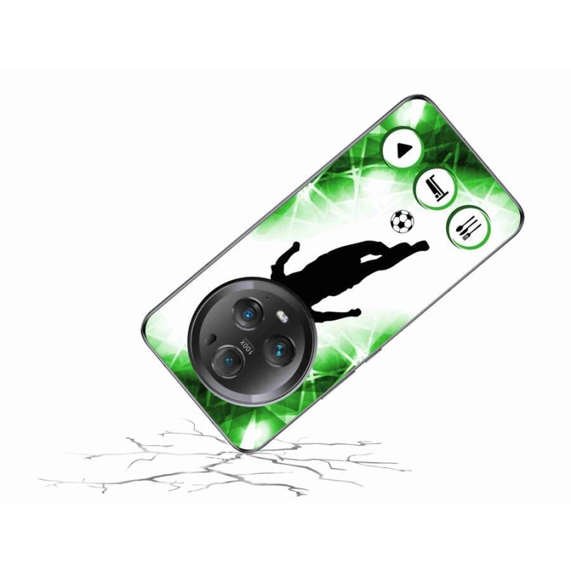 Gélový kryt mmCase na mobil Honor Magic 5 Pro 5G - futbalista