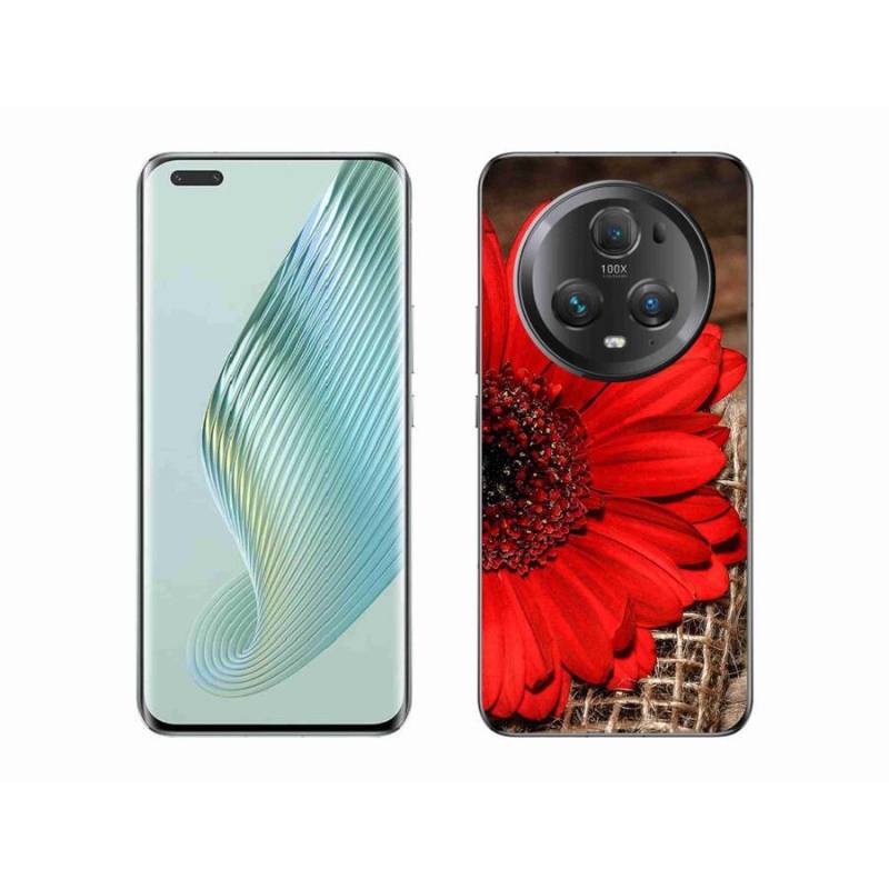 Gélový kryt mmCase na mobil Honor Magic 5 Pro 5G - gerbera