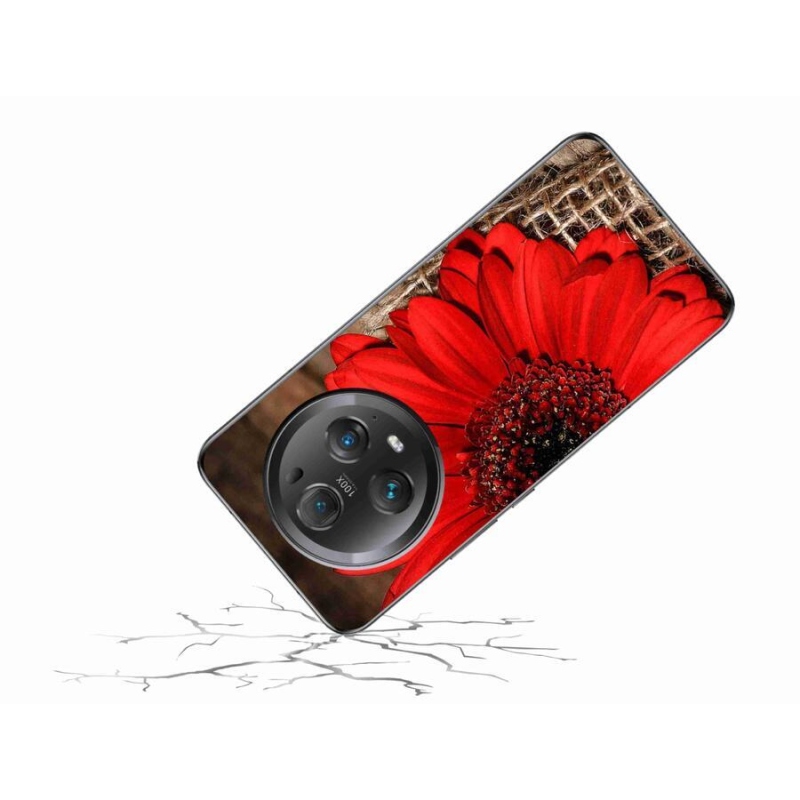 Gélový kryt mmCase na mobil Honor Magic 5 Pro 5G - gerbera