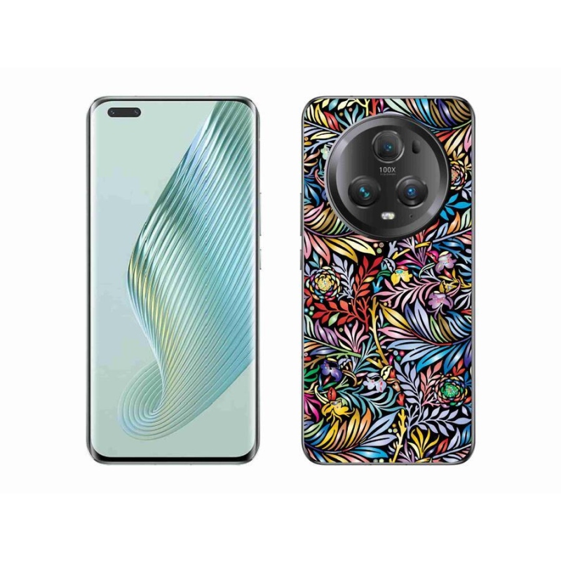 Gélový kryt mmCase na mobil Honor Magic 5 Pro 5G - kvety 5