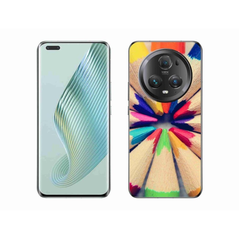 Gélový kryt mmCase na mobil Honor Magic 5 Pro 5G - pastelky