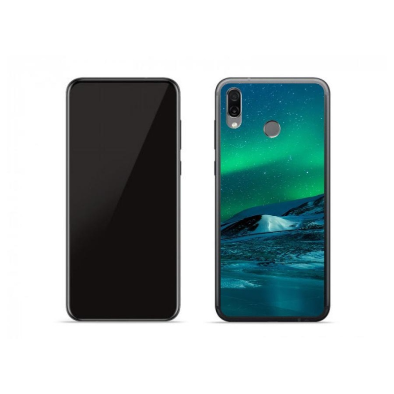 Gélový kryt mmCase na mobil Honor Play - polárna žiara