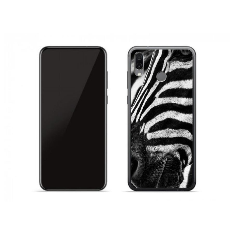 Gélový kryt mmCase na mobil Honor Play - zebra