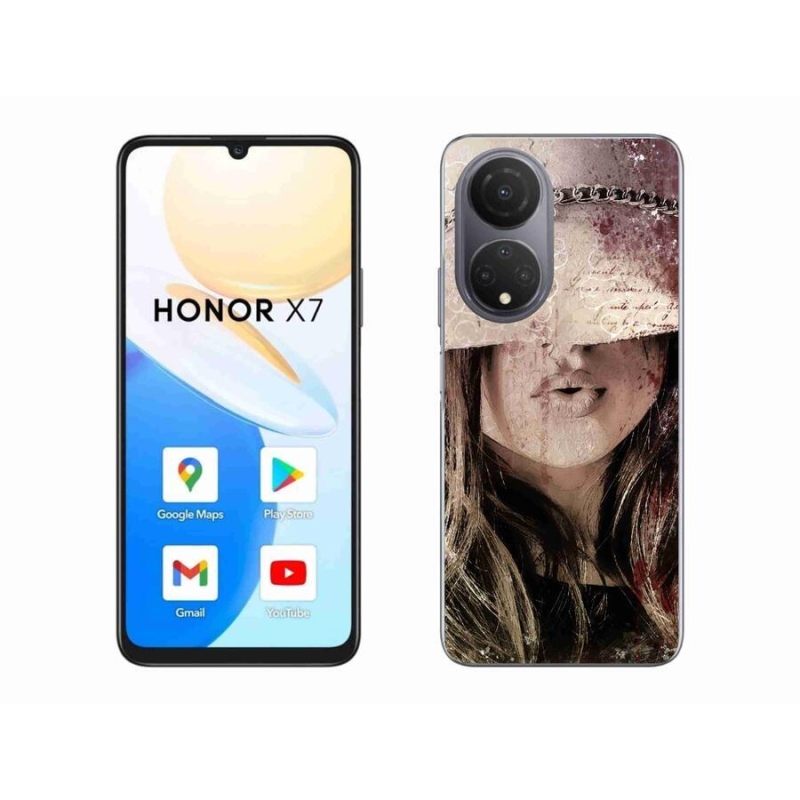 Gélový kryt mmCase na mobil Honor X7 - dievča