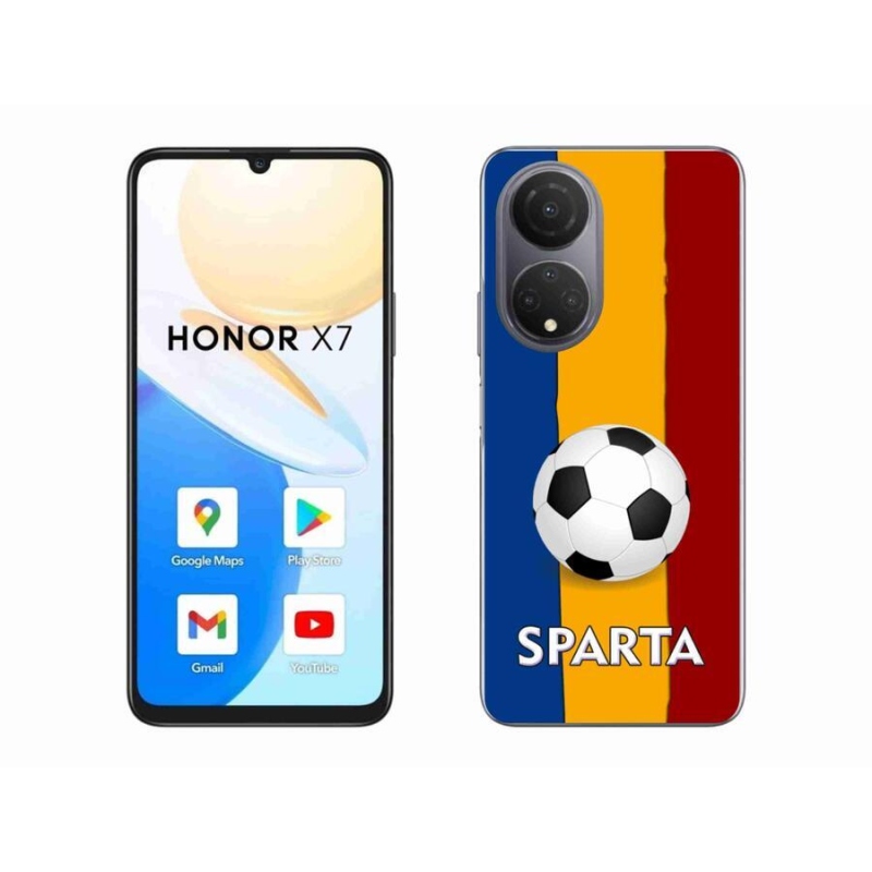 Gélový kryt mmCase na mobil Honor X7 - futbal 1